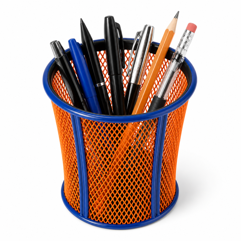 Knicks Inspired NYC Trash Bin Pen Holder